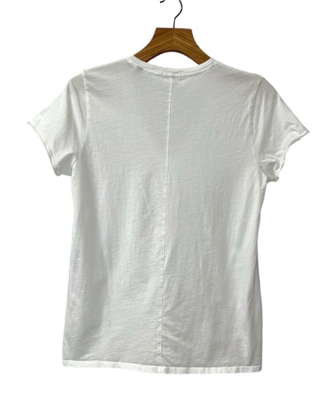 ATM Anthony Thomas Melillo White V-Neck Tee Shirt Small classic boyfriend - Picture 2 of 7